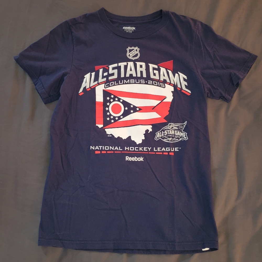 Men's 2015 NHL All Star Game Short Sleeve T-Shirt Columbus Size Small